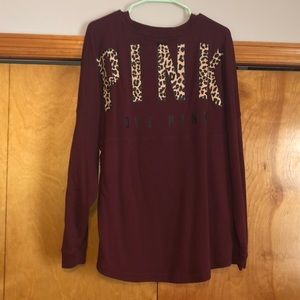 Victoria secret PINK burgundy sweater